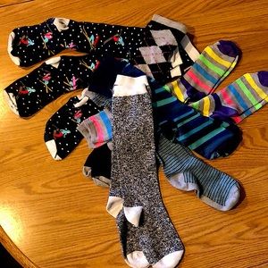 Knee high trouser socks